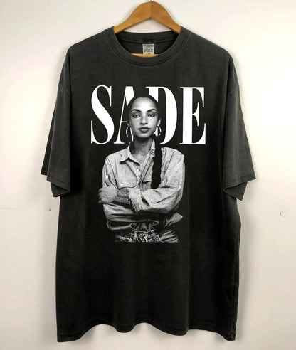 90s Vintage Sade Shirt, SADE Tour Crewneck Tshirt, Sade Pop Music Fan Shirt, Sade World Tour, Sade Pop Music Shirt, Sade Album Shirt, Sade Kiss of Life Music 2024 Menswear Top Underwear Streetwear T-Shirt Tropical Round Neck Shortsleeve