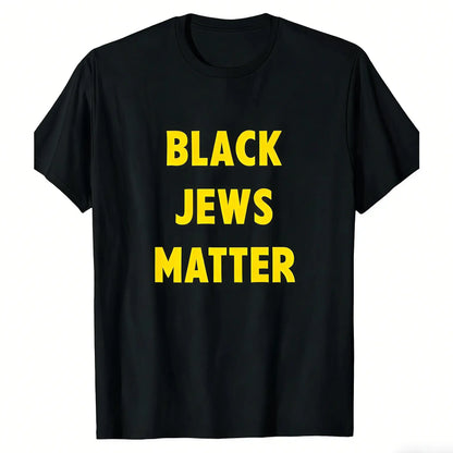 Black Jews Matter Jewish Passover Hanukkah Hebrews Of Zion T-shirt , Hanukkah Apparel, Faithbased Clothing, Casual Wear, Short Sleeve Shirt, Breathable Material, Soft Fabric, Hebrews Of Zion Apparel,  Shortsleeve , Round Neck Menswear Top Tshirt Top