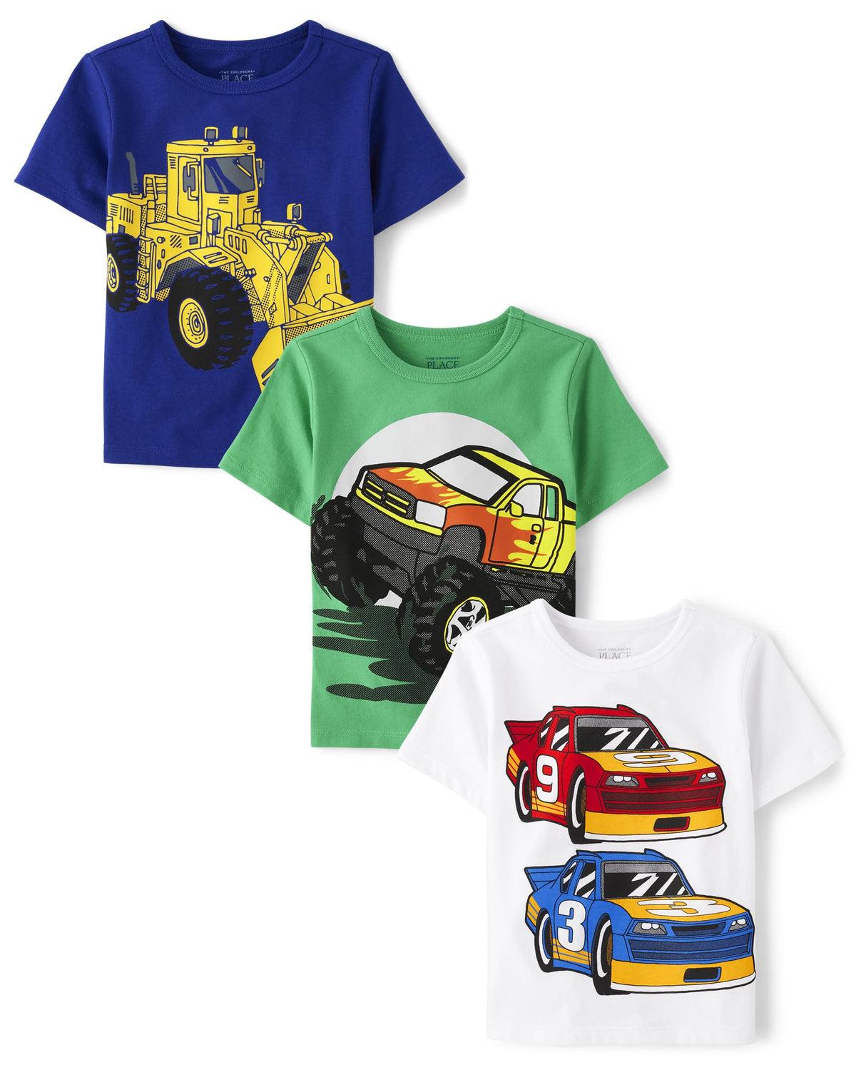 The Children's Place Baby Boys' Graphic T-Shirts (3-Pack)