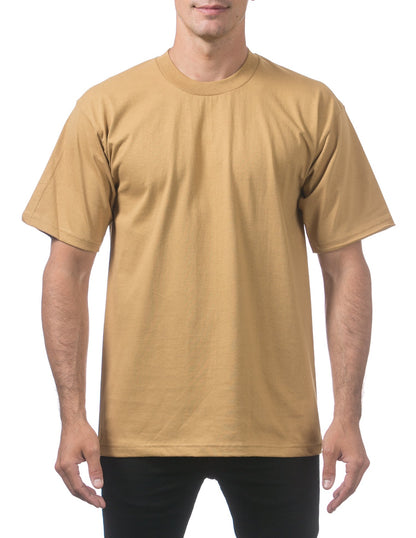 Pro Club Men's Heavyweight Cotton Short Sleeve Crew Neck T-Shirt
