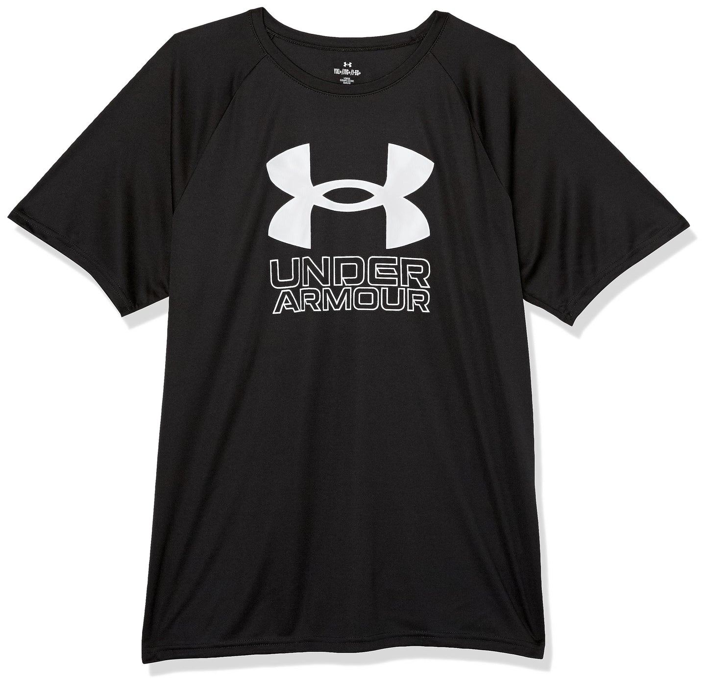 Under Armour Boys' Tech Hybrid Printed Fill Short-Sleeve T-Shirt