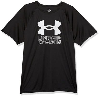 Under Armour Boys' Tech Hybrid Printed Fill Short-Sleeve T-Shirt