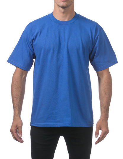 Pro Club Men's Heavyweight Cotton Short Sleeve Crew Neck T-Shirt