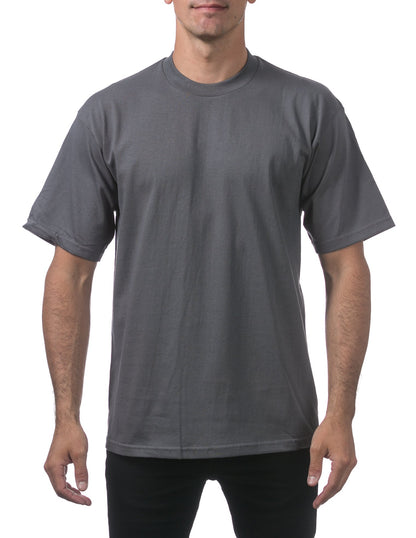 Pro Club Men's Heavyweight Cotton Short Sleeve Crew Neck T-Shirt