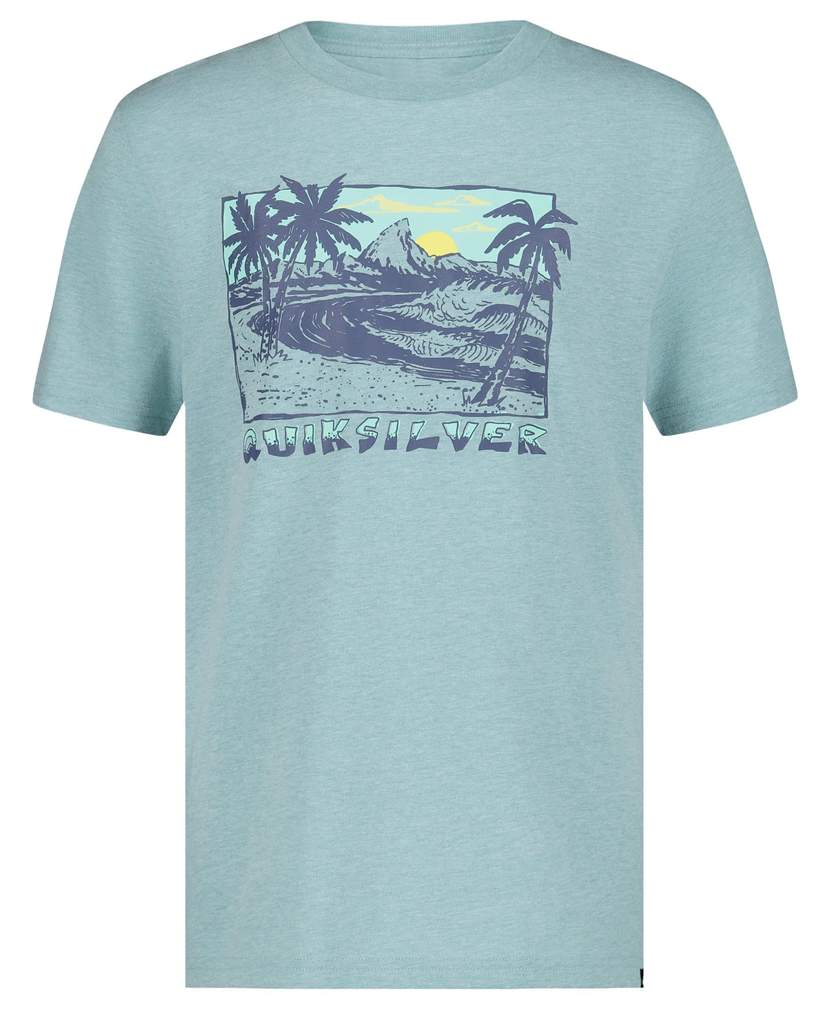 Quiksilver Boys' Short Sleeve Screen Print Graphic T-Shirt, Soft & Comfortable, Regular Fit