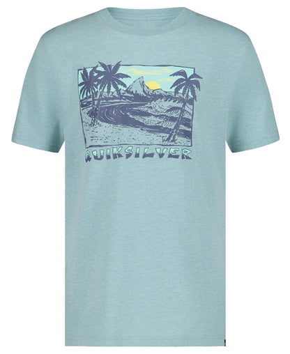 Quiksilver Boys' Short Sleeve Screen Print Graphic T-Shirt, Soft & Comfortable, Regular Fit