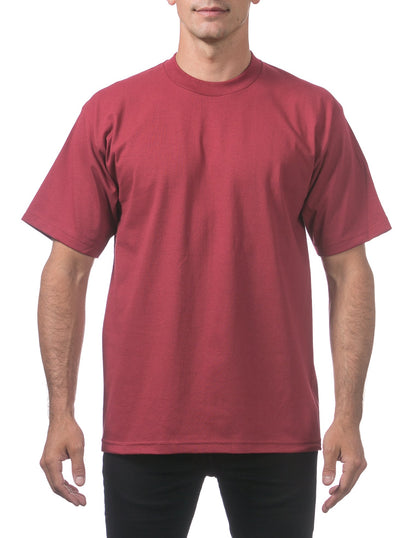 Pro Club Men's Heavyweight Cotton Short Sleeve Crew Neck T-Shirt