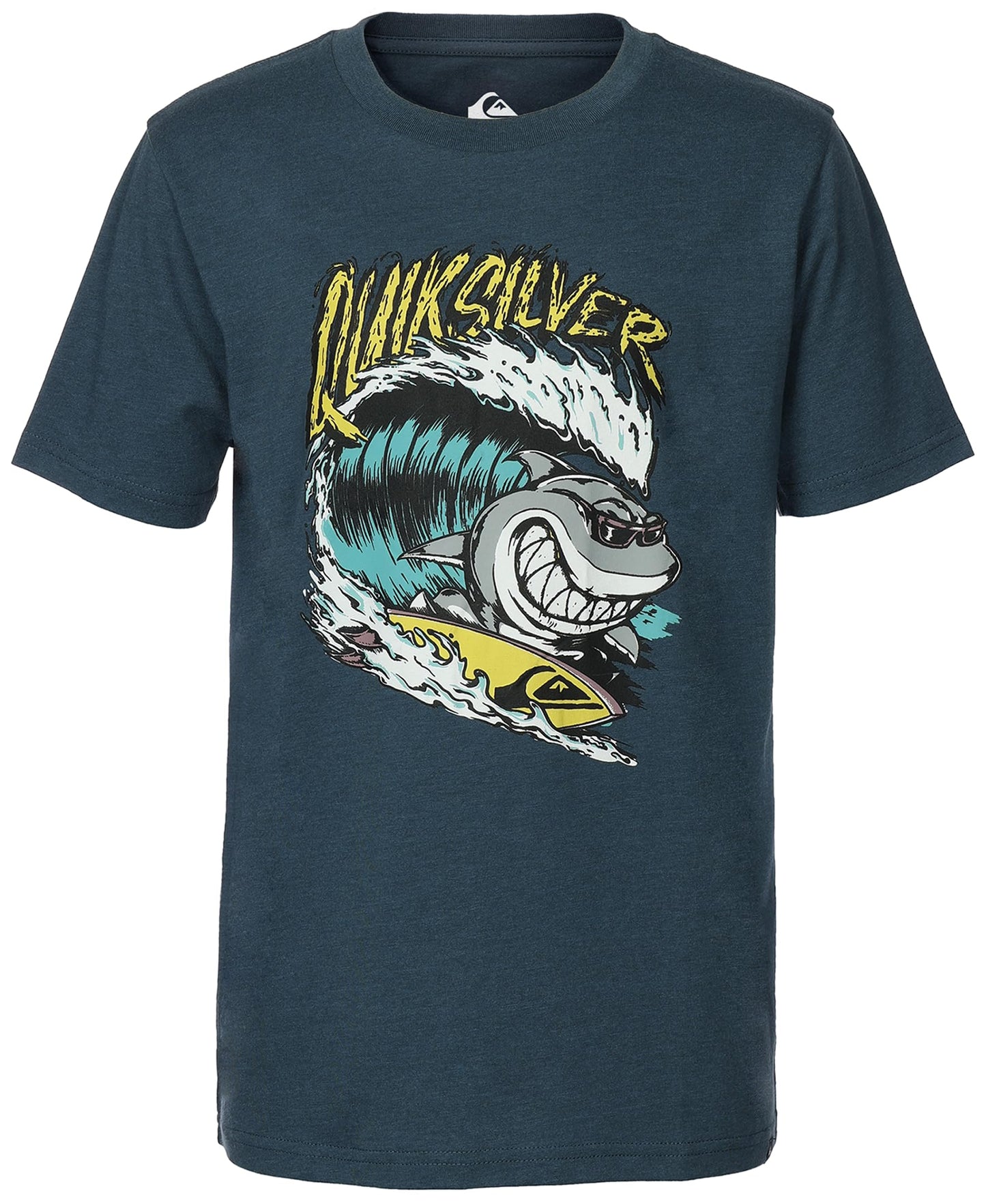Quiksilver Boys' Short Sleeve Screen Print Graphic T-Shirt, Soft & Comfortable, Regular Fit