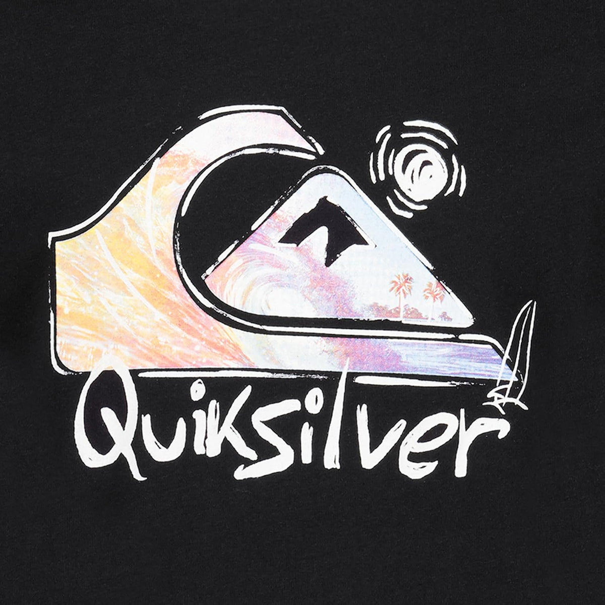 Quiksilver Boys' Short Sleeve Screen Print Graphic T-Shirt, Soft & Comfortable, Regular Fit