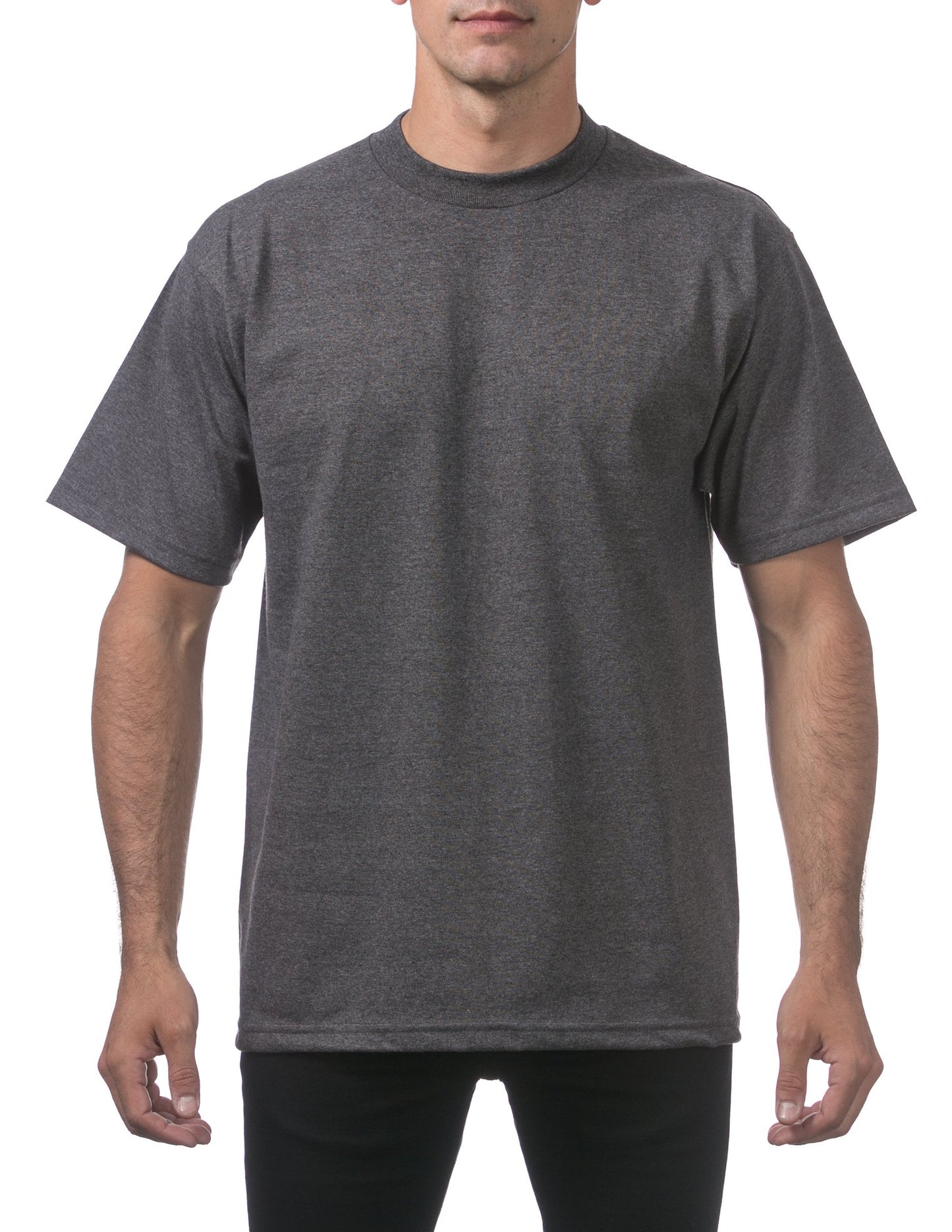 Pro Club Men's Heavyweight Cotton Short Sleeve Crew Neck T-Shirt