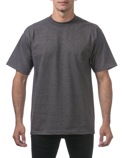 Pro Club Men's Heavyweight Cotton Short Sleeve Crew Neck T-Shirt