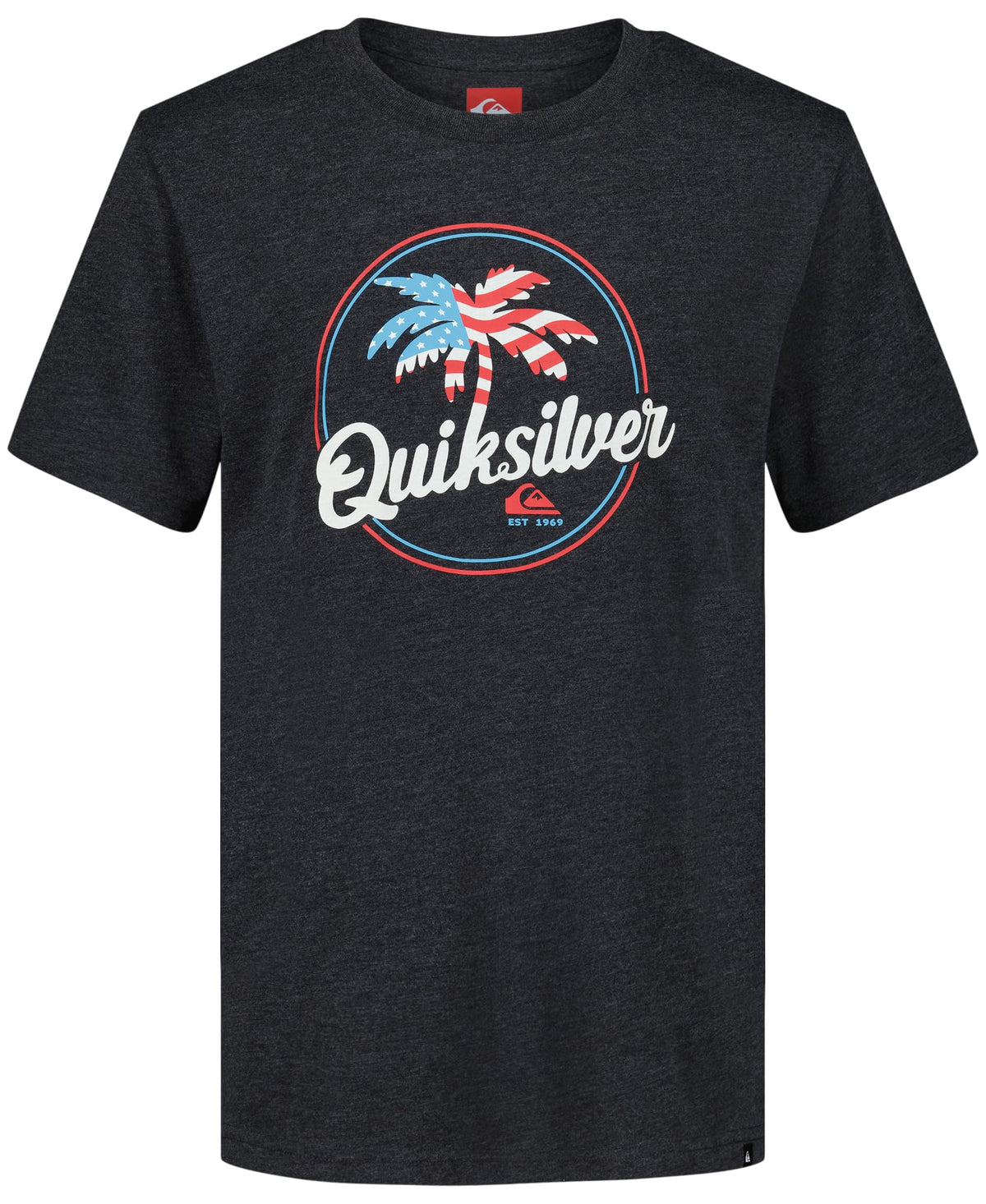 Quiksilver Boys' Short Sleeve Screen Print Graphic T-Shirt, Soft & Comfortable, Regular Fit