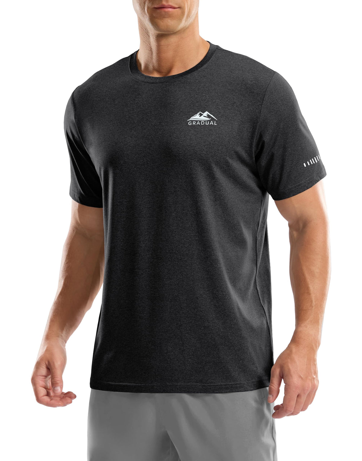 Men's UPF 50+ Sun Protection Dry Fit Workout T-Shirts Rash Guard Swim Shirts Moisture Wicking Tee for Athletic, Beach, Hiking