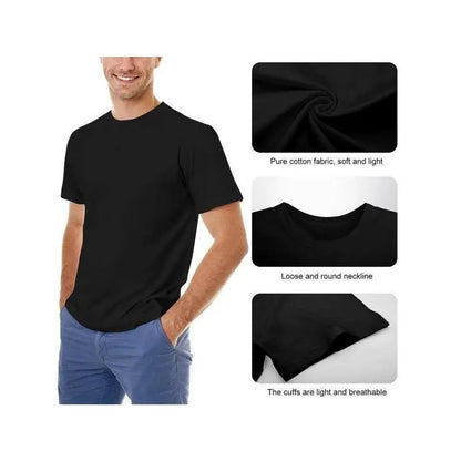 Slim Fit Cotton Short Sleeve Don't Worry Kitten Daddy's Here Cool Funny Alpha Wolf Meme T-Shirt