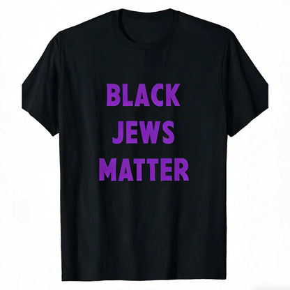 Black Jews Matter Jewish Passover Hanukkah Hebrews Of Zion T-shirt , Hanukkah Apparel, Faithbased Clothing, Casual Wear, Short Sleeve Shirt, Breathable Material, Soft Fabric, Hebrews Of Zion Apparel,  Shortsleeve , Round Neck Menswear Top Tshirt Top