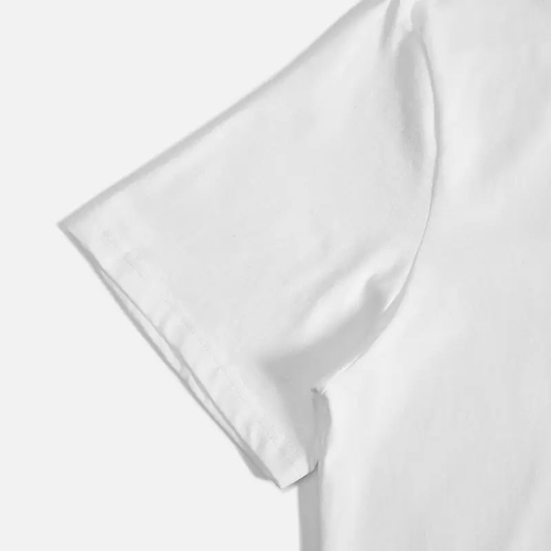 Men's Casual Cotton T-shirt Graphic Breathable Crew Neck Short Sleeve Ideal for Summer Wear Gifts Tee