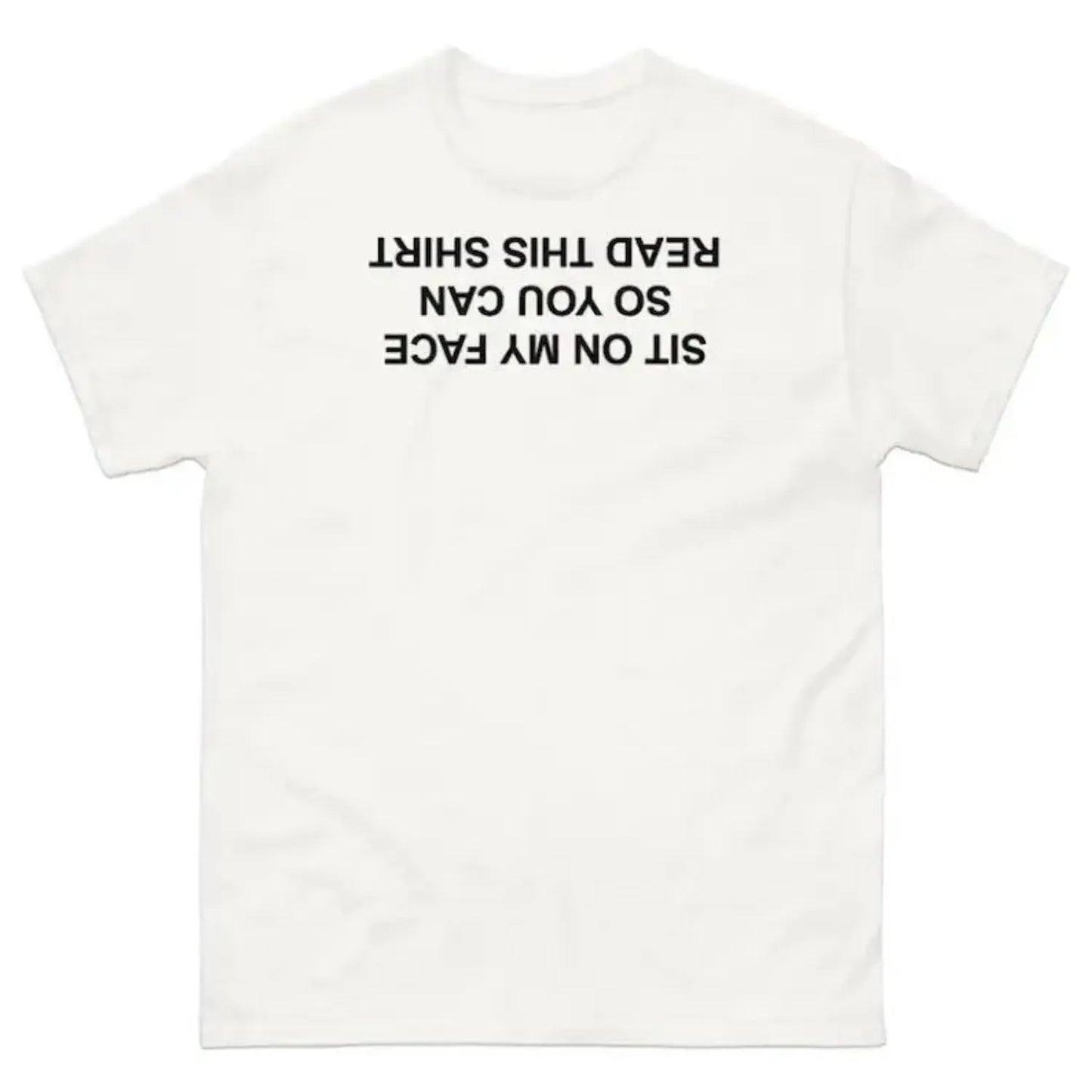 Sit On My Face So You Can Read This T-Shirt, Adult funny T-shirt, Gift for Woman and Man