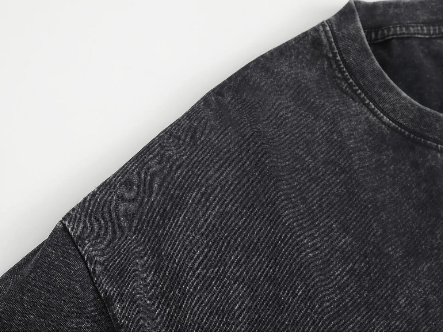 Men's Oversized Washed T-Shirt,Vintage Washed Crew Neck Tee,Loose Fit Drop Shoulder StreetwearBasic Top wash cotton retro Casual Sleeves Fabric Plain Gym Menswear
